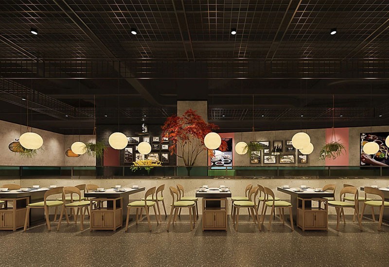 郑州管城区餐饮店装修设计,管城老店翻新改造